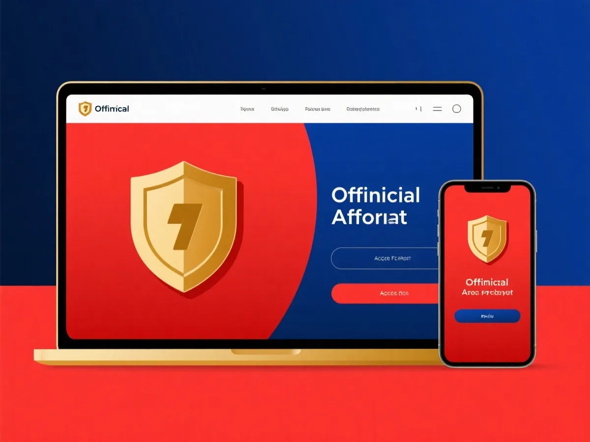 官方平台入口示意圖